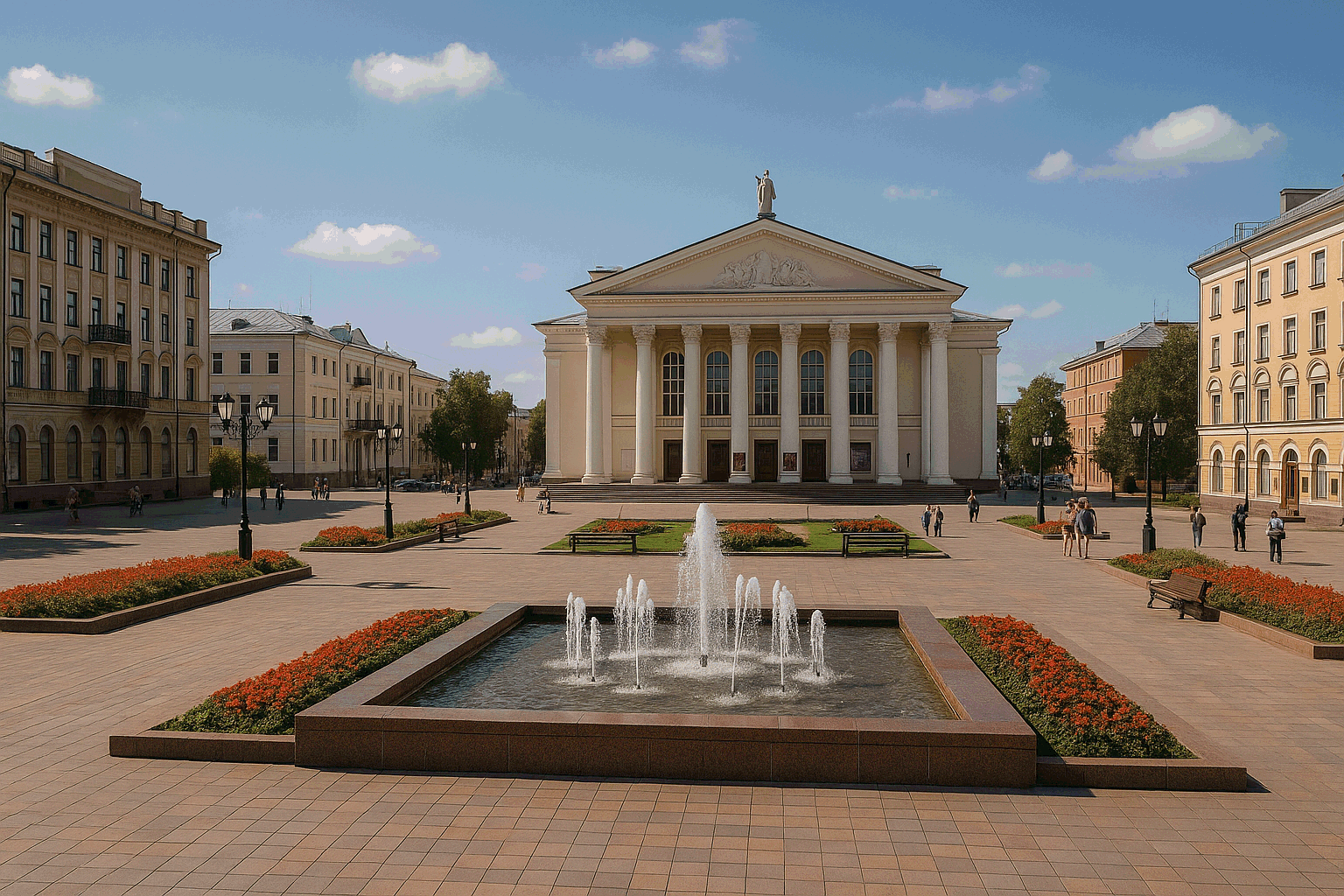 Featured Post Image - Театральная площадь в Кирове: сердце города, в котором звучит история