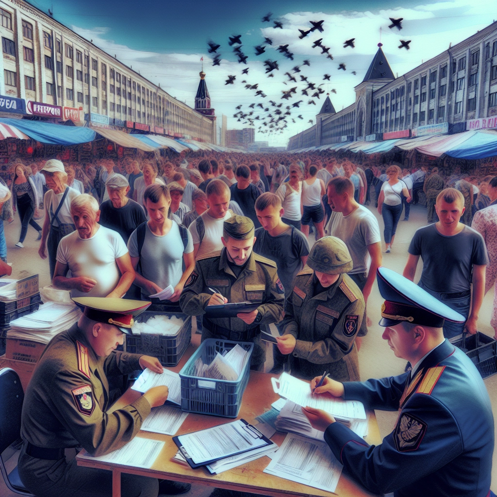 Featured Post Image - Проверки на Центральном рынке: как в Кирове следят за воинским учетом новых граждан России
