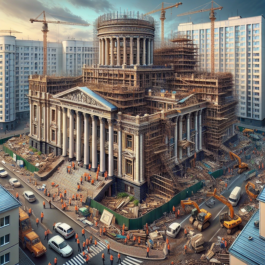 Featured Post Image - Капитальный ремонт здания прокуратуры в Кирово-Чепецке: детали и ход работ
