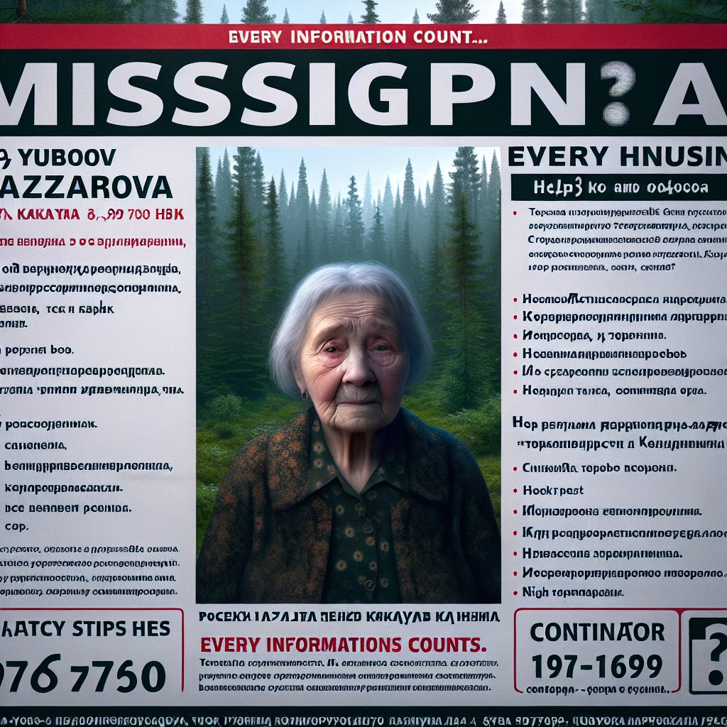 Featured Post Image - В лесах Юрьянского района пропала 79‑летняя Любовь Казарова: подробности поисковой операции и призыв к помощи