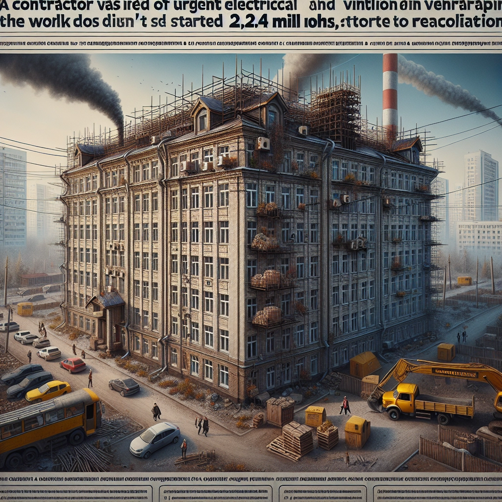 Featured Post Image - Подрядчика обязали вернуть 2,4 млн рублей за неисполненный ремонт в школе‑интернате в Кумёнах