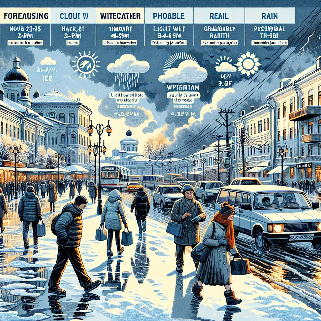 Featured Post Image - В Кирове на выходных и в начале недели прогнозируют гололёд и дождь: что ждать и как подготовиться