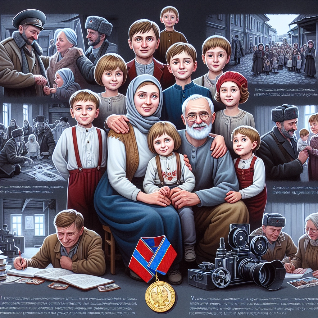 Featured Post Image - Многодетная семья из Свечинского округа — медаль ордена «Родительская слава» за труд и воспитание