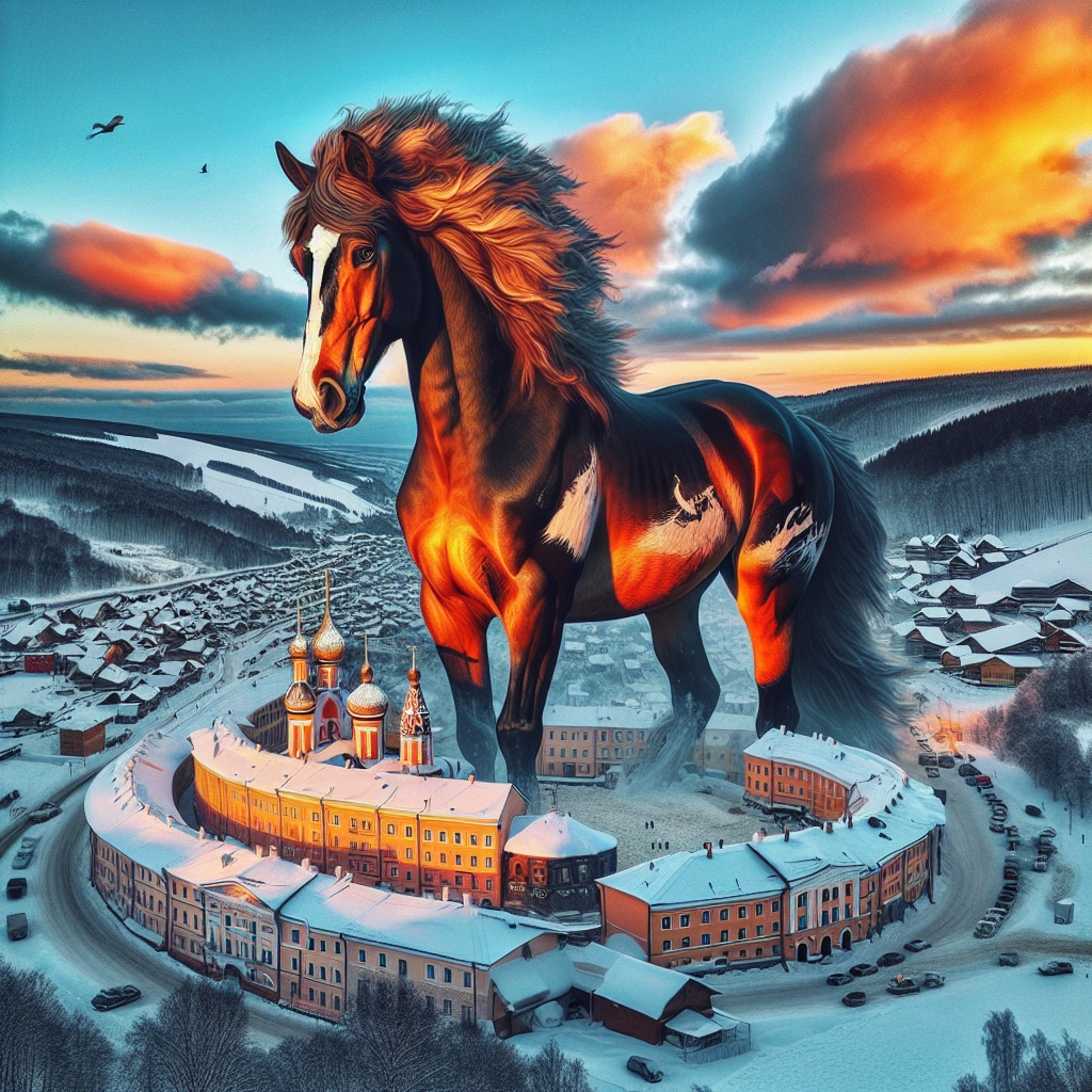 Featured Post Image - Съёмочная бригада ГТРК «Вятка» ближе познакомилась с характером символа 2026 года — вятскими лошадями